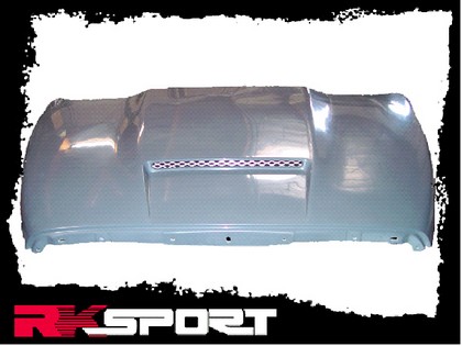 RK Sport Ram Air Style Hood 02-08 Dodge Ram - Click Image to Close